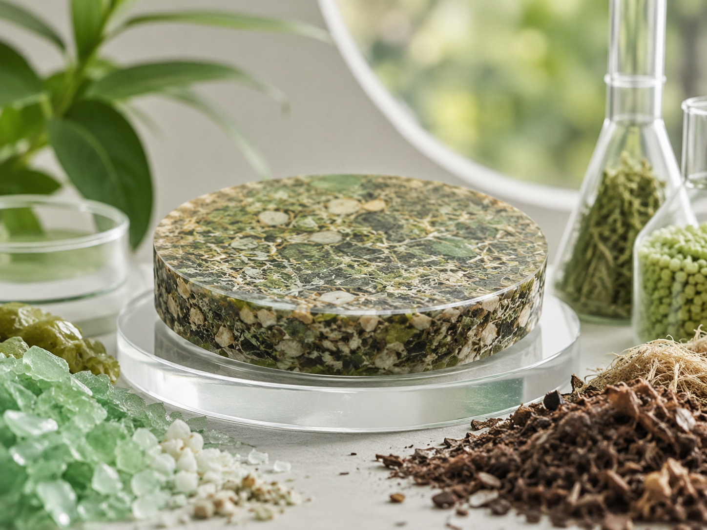 Circular composite material dari sumber daya terbarukan