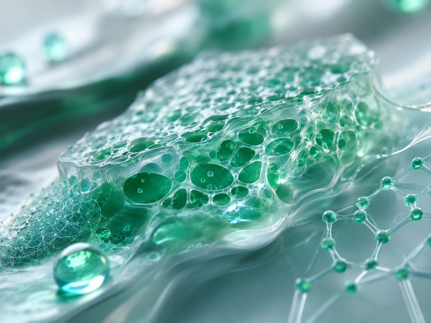 Biomaterial cerdas berbasis hidrogel dan struktur mikro